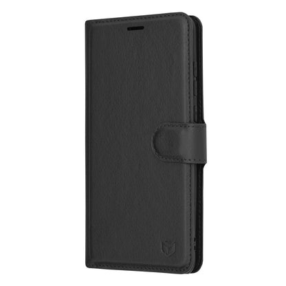 Étui pour Huawei P20 Pro, Techsuit, Leather Folio, Noir