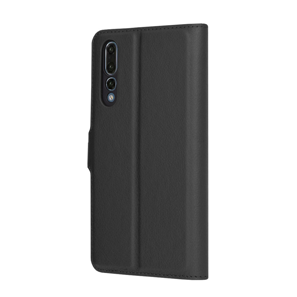 Étui pour Huawei P20 Pro, Techsuit, Leather Folio, Noir