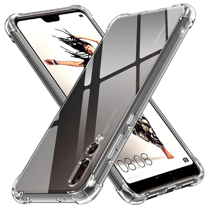 Custodia per Huawei P20 Pro, Techsuit, Shockproof Clear, Trasparente
