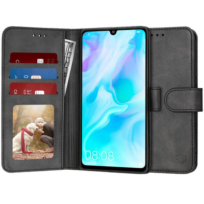 Coque pour Huawei P30 lite New Edition / P30 lite, Techsuit, Diary Book, Noire
