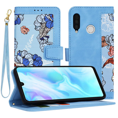 Hülle für Huawei P30 lite New Edition / P30 lite, Techsuit, FlipCraft, Blau