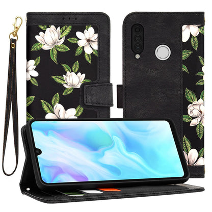 Custodia per Huawei P30 lite New Edition / P30 lite, Techsuit, FlipCraft, Nera