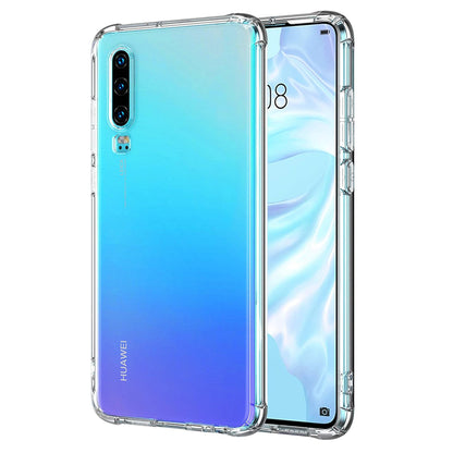 Custodia per Huawei P30, Techsuit, Shockproof Clear, Trasparente