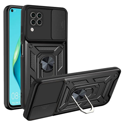 Custodia per Huawei P40 lite 4G, Techsuit, CamShield, Nera