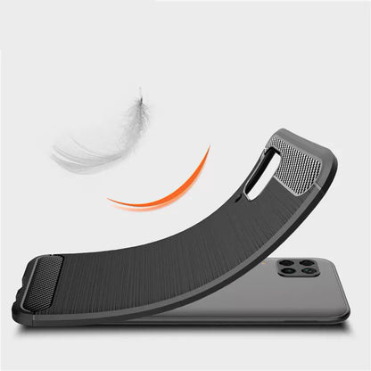 Coque pour Huawei P40 lite 4G, Techsuit, Carbone, Noire