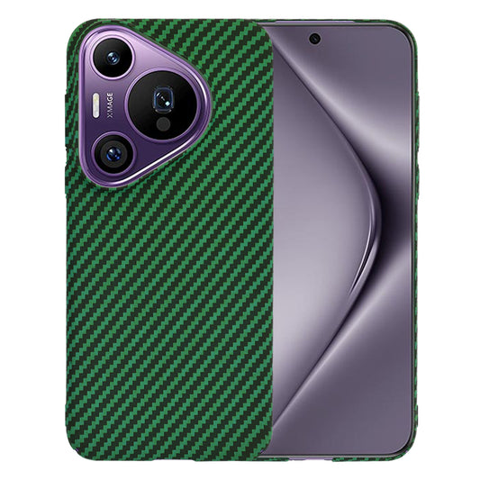Hülle für Huawei Pura 70 Pro, Techsuit, Carbonite FiberShell, Grün