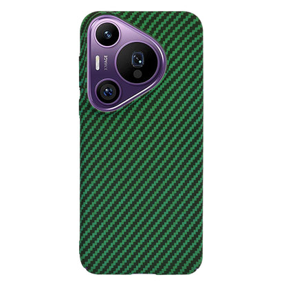 Custodia per Huawei Pura 70 Pro, Techsuit, Carbonite FiberShell, Verde