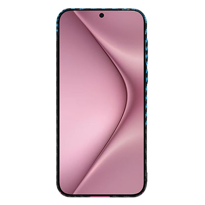 Custodia per Huawei Pura 70, Techsuit, Carbonite FiberShell, Nero Bleu