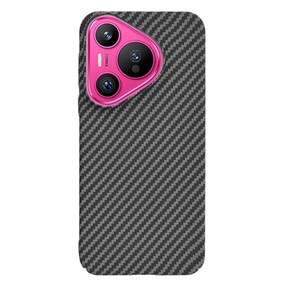 Coque pour Huawei Pura 70, Techsuit, Carbonite FiberShell, Noire
