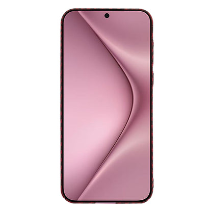 Custodia per Huawei Pura 70, Techsuit, Carbonite FiberShell, Rossa
