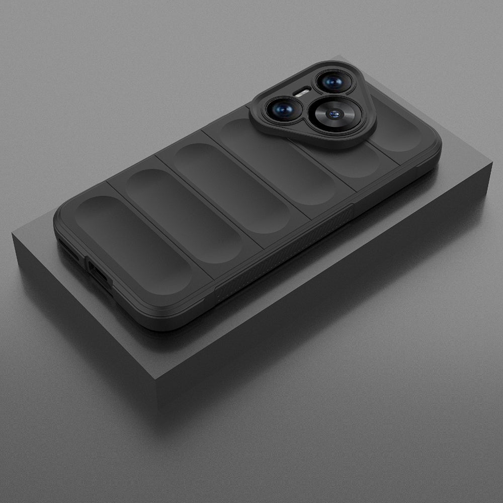 Hülle für Huawei Pura 70, Techsuit, Magic Shield, Schwarz