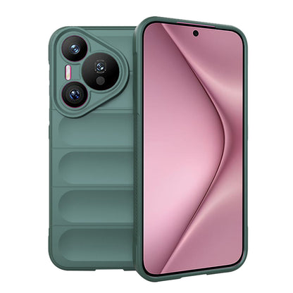 Coque pour Huawei Pura 70, Techsuit, Magic Shield, Vert