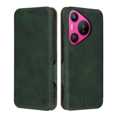 Custodia per Huawei Pura 70, Techsuit, Safe Wallet Plus, Verde