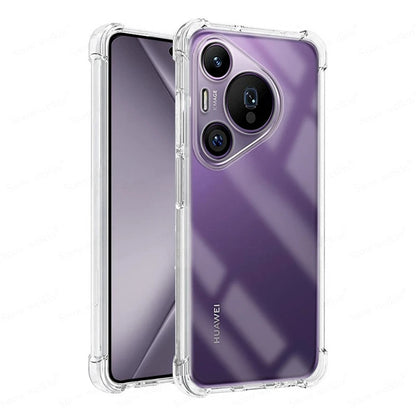 Hülle für Huawei Pura 70, Techsuit, stoßfest klar, transparent