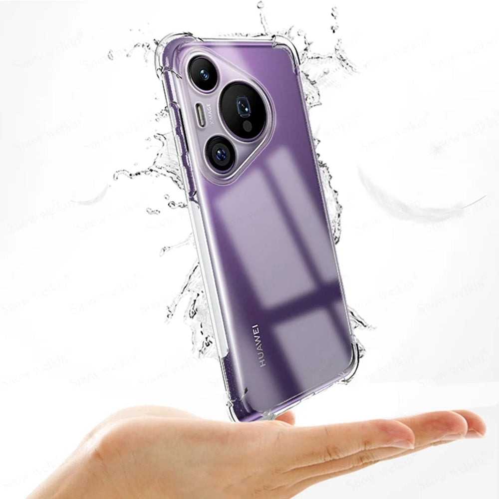 Hülle für Huawei Pura 70, Techsuit, stoßfest klar, transparent