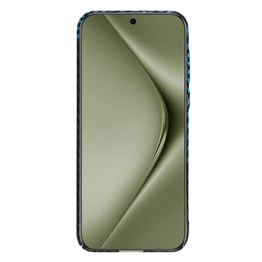 Custodia per Huawei Pura 70 Ultra, Techsuit, Carbonite FiberShell, Nero Bleu