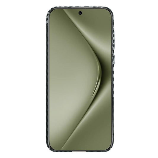 Custodia per Huawei Pura 70 Ultra, Techsuit, Carbonite FiberShell, Nero Grigio