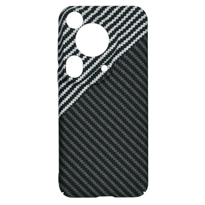 Custodia per Huawei Pura 70 Ultra, Techsuit, Carbonite FiberShell, Nero Grigio