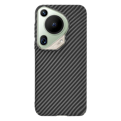 Case for Huawei Pura 70 Ultra, Techsuit, Carbonite FiberShell, Black