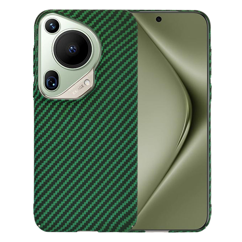 Coque pour Huawei Pura 70 Ultra, Techsuit, Carbonite FiberShell, Vert