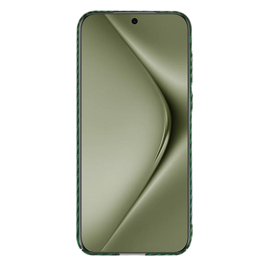Custodia per Huawei Pura 70 Ultra, Techsuit, Carbonite FiberShell, Verde