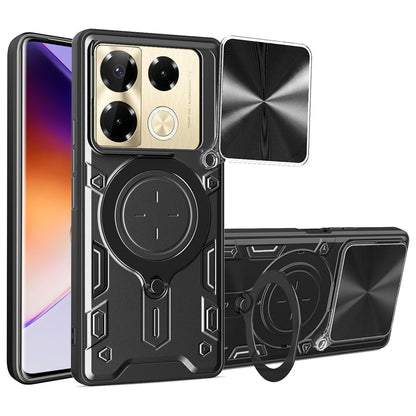 Hülle für Infinix Note 40 Pro+, Techsuit, CamGuard Pro, Schwarz
