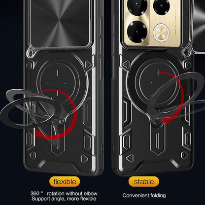 Hülle für Infinix Note 40 Pro+, Techsuit, CamGuard Pro, Schwarz