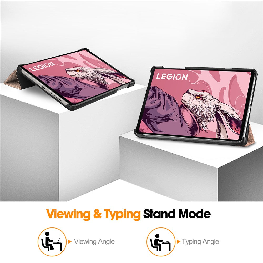 Étui pour Lenovo Legion Y700 (2025), Techsuit, FoldPro, Rose Doré