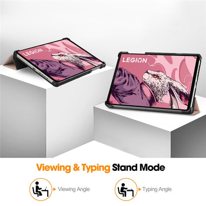 Étui pour Lenovo Legion Y700 (2025), Techsuit, FoldPro, Rose Doré