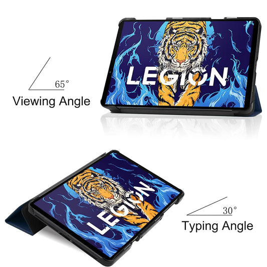 Housse pour Lenovo Legion Y700 (Gen 5), Techsuit, FoldPro, Bleue
