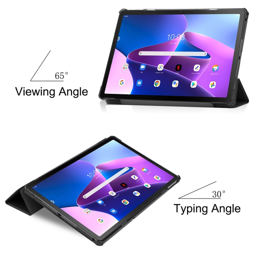 Custodia per Lenovo Tab M10 Gen 3, Techsuit, FoldPro, Nera