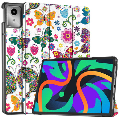 Housse pour Lenovo Tab M11, Techsuit, FoldPro Butterfly, Multicolore