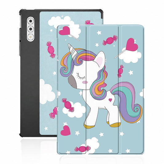 Custodia per Lenovo Yoga Tab Plus, Techsuit, FoldPro Unicorn, Multicolore