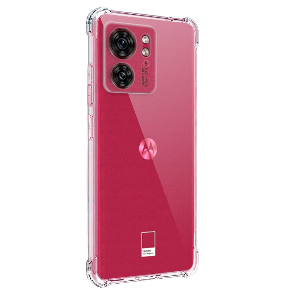 Custodia per Motorola Edge (2023) / Edge 40, Techsuit, Shockproof Clear, Trasparente