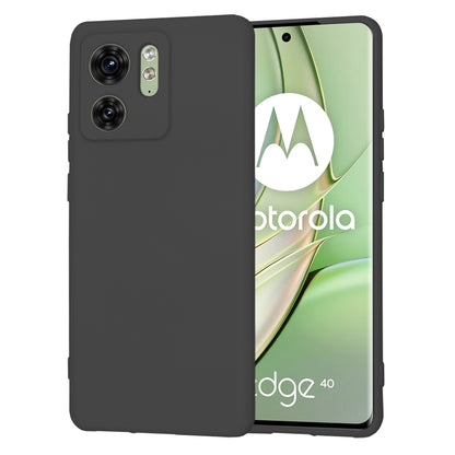 Custodia per Motorola Edge (2023) / Edge 40, Techsuit, SoftFlex, Nera