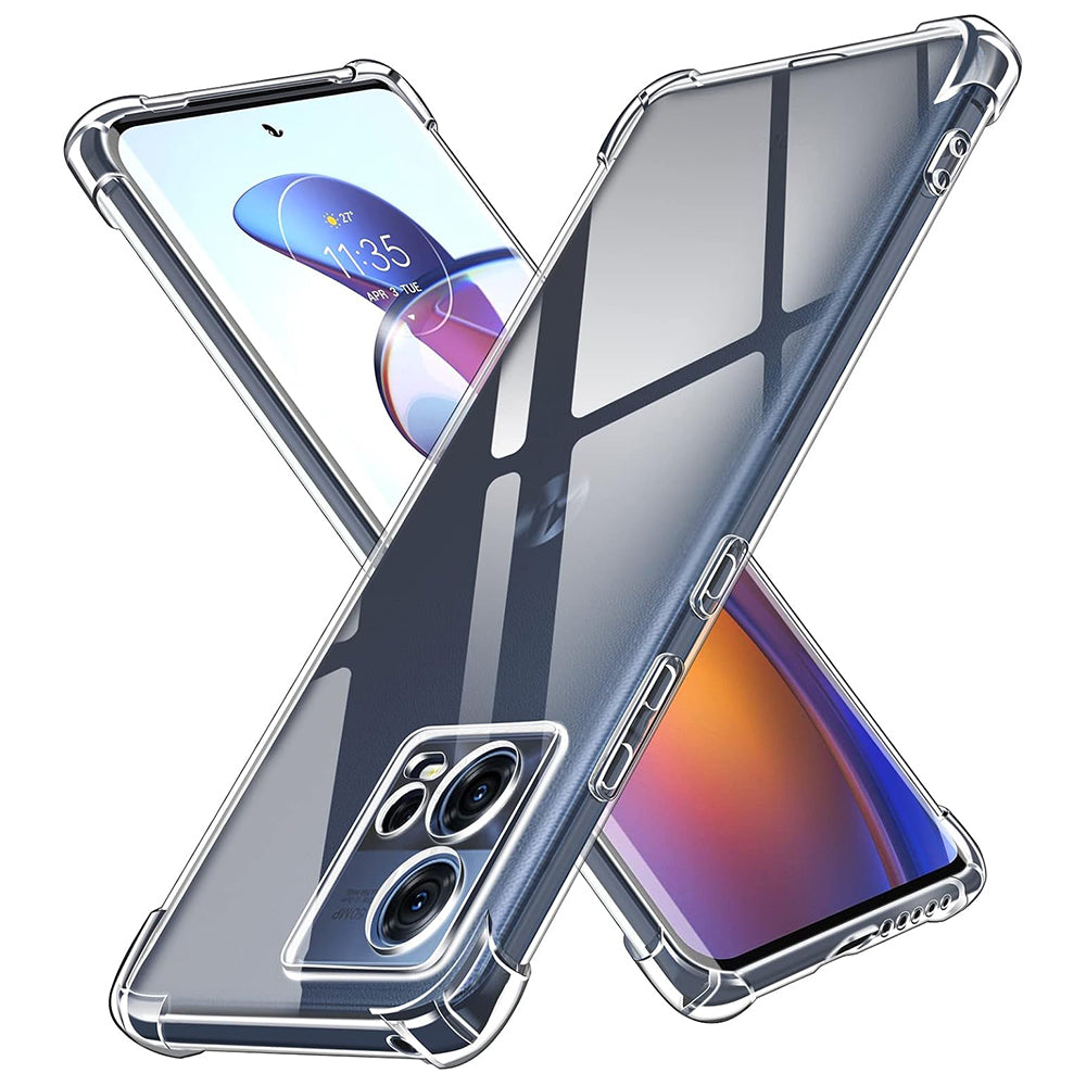 Coque pour Motorola Edge 30 Fusion, Techsuit, Antichoc Claire, Transparente