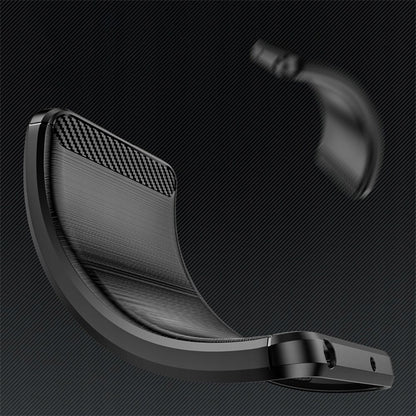 Custodia per Motorola Edge 30 Neo, Techsuit, Carbonio, Nera