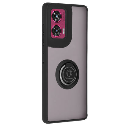 Custodia per Motorola Edge 50 Fusion, Techsuit, Glinth, Nera