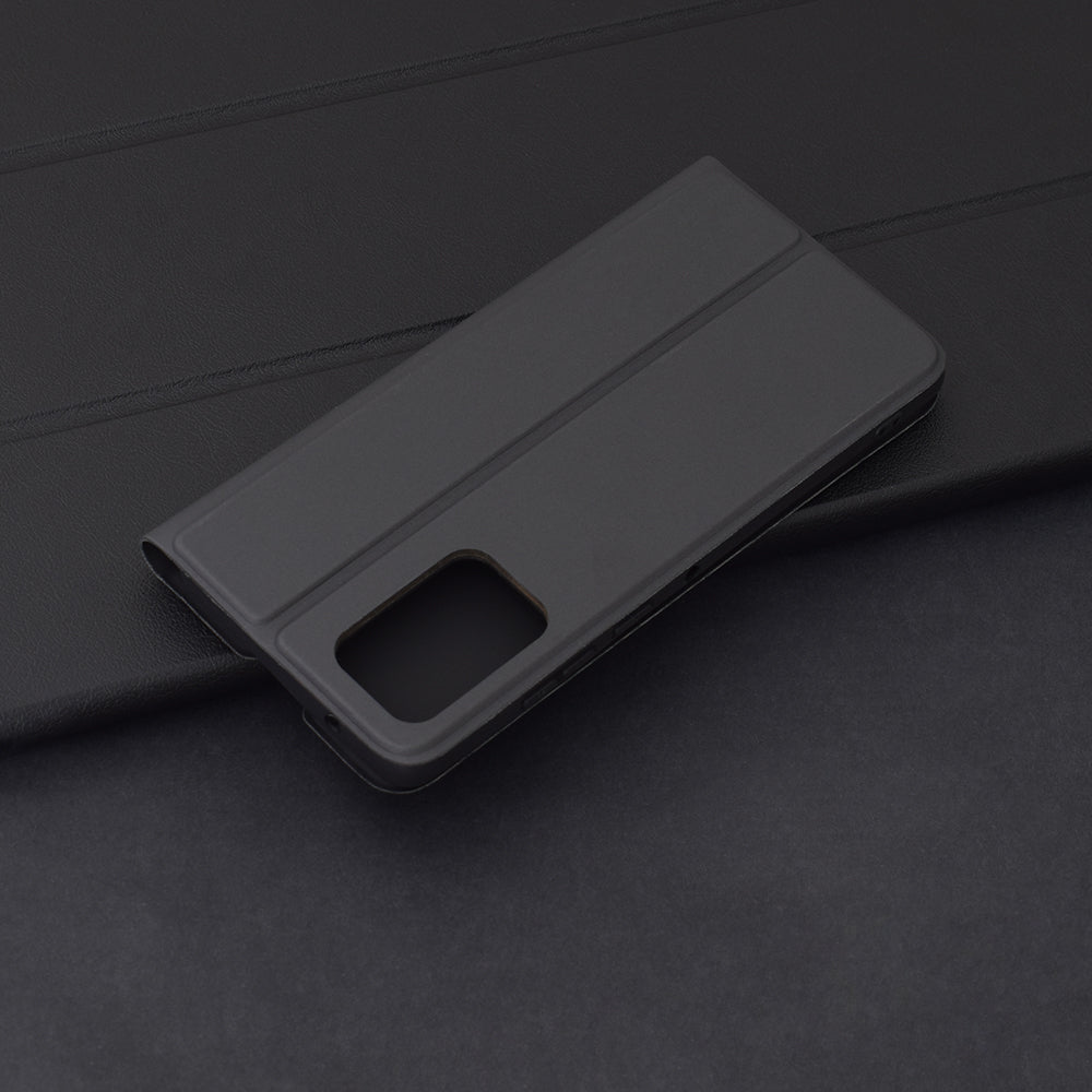 Custodia per Motorola Edge 50 Fusion, Techsuit, Magskin Book, Nera