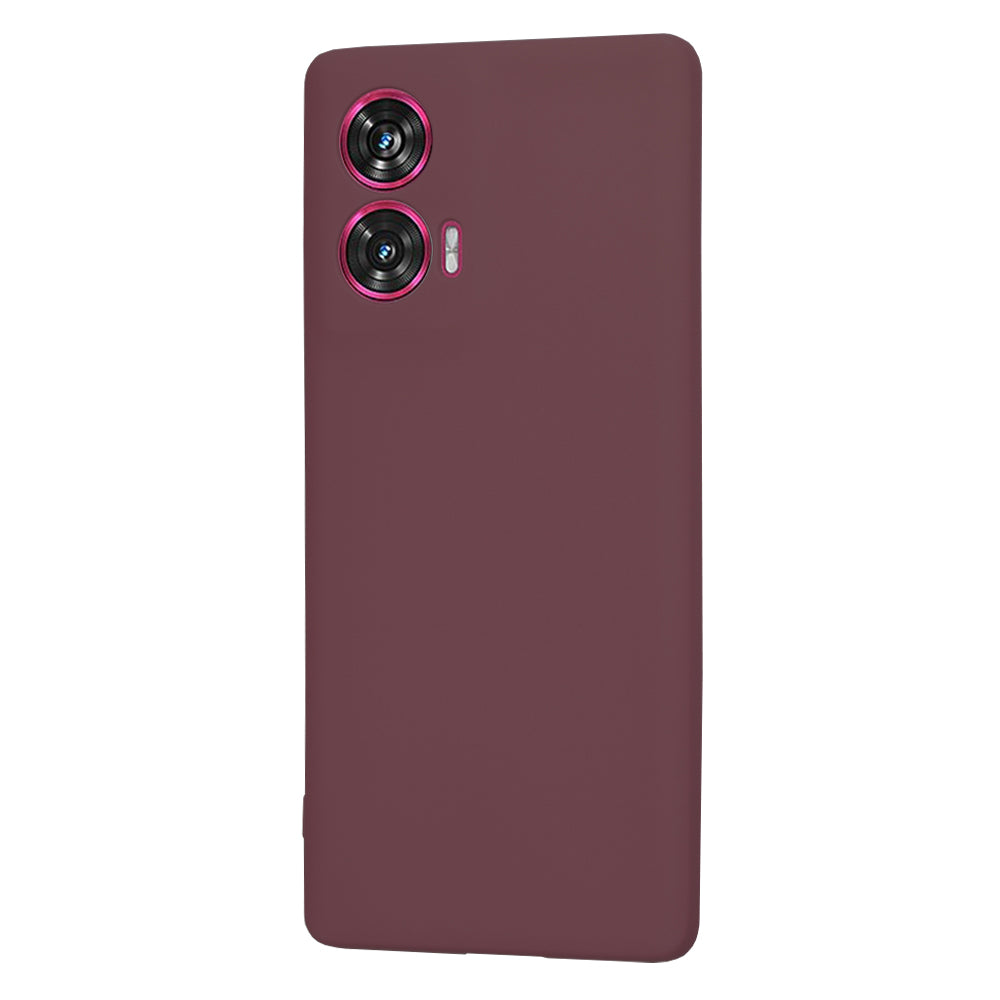 Case for Motorola Edge 50 Fusion, Techsuit, SoftFlex, Burgundy