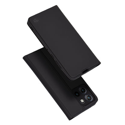 Coque pour Motorola Edge 50 Neo, Techsuit, Magskin Book, Noire