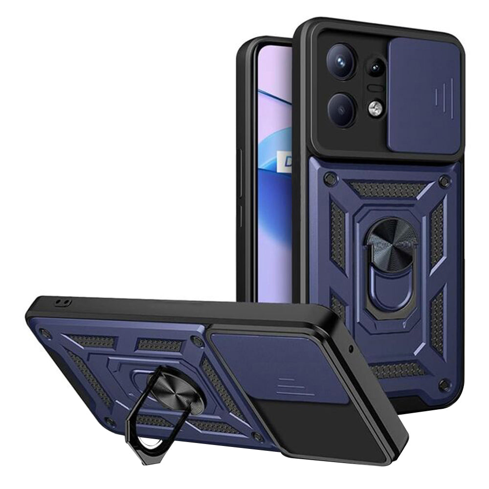Coque pour Motorola Edge 50 Pro, Techsuit, CamShield, Bleue