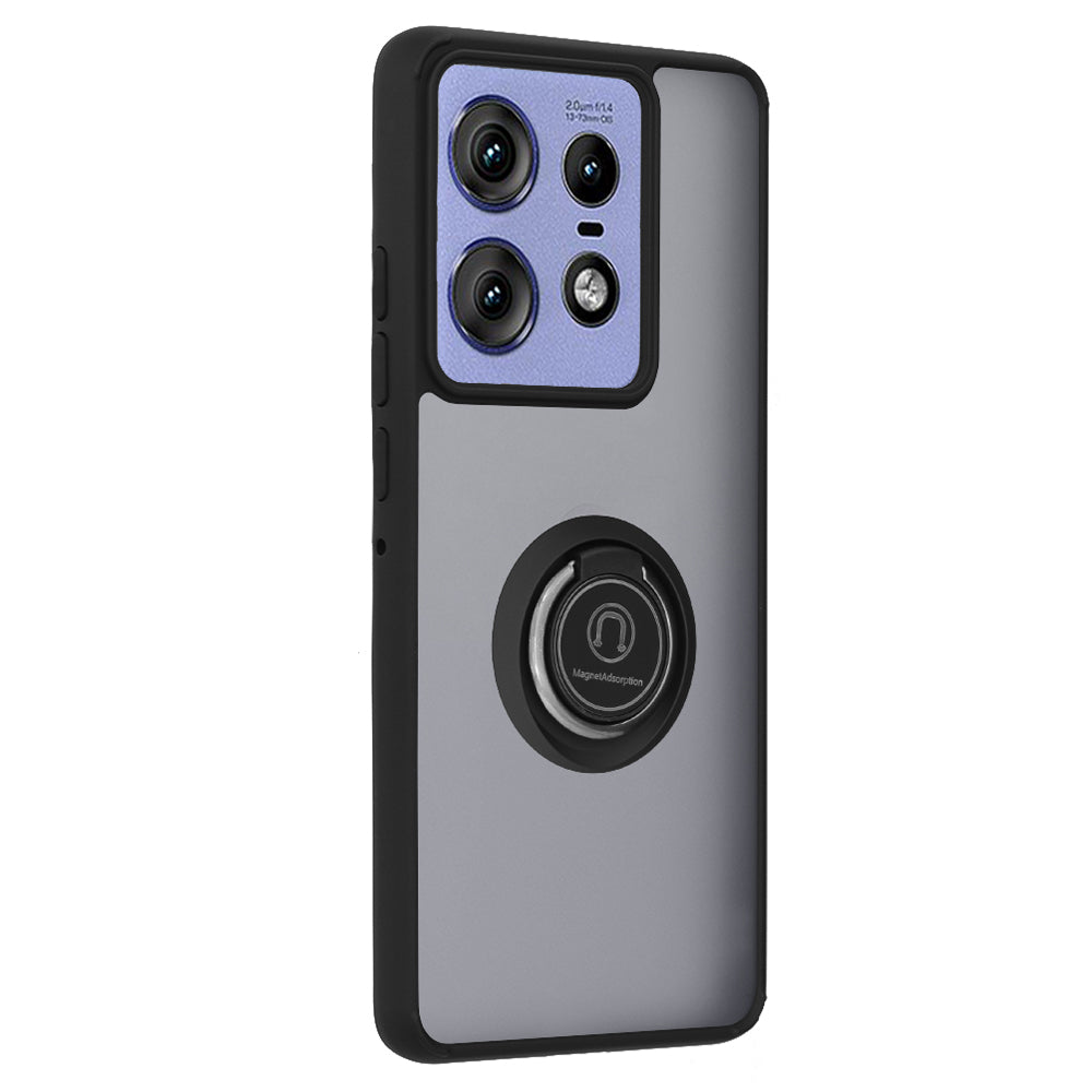 Custodia per Motorola Edge 50 Pro, Techsuit, Glinth, Nera