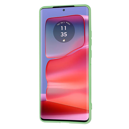 Custodia per Motorola Edge 50 Pro, Techsuit, SoftFlex, Verde Chiaro