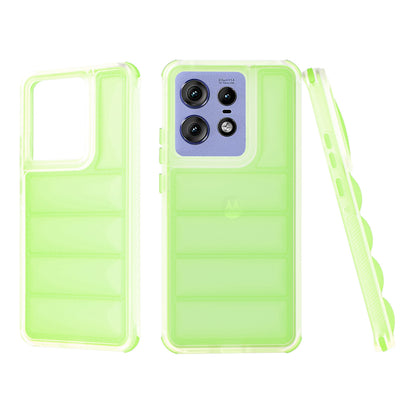 Coque pour Motorola Edge 50 Pro, Techsuit, Wave Shield, Vert