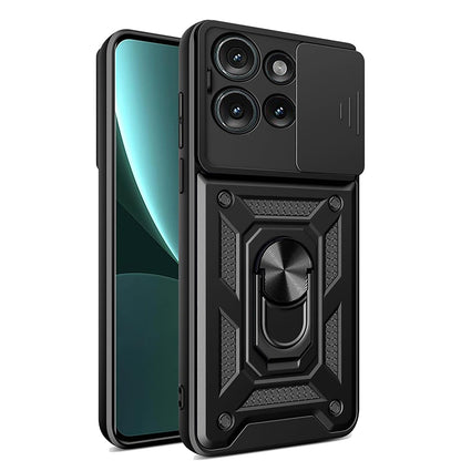 Custodia per Motorola Edge 50, Techsuit, CamShield, Nera