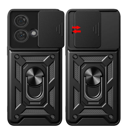 Custodia per Motorola Edge 50 Ultra, Techsuit, CamShield, Nera