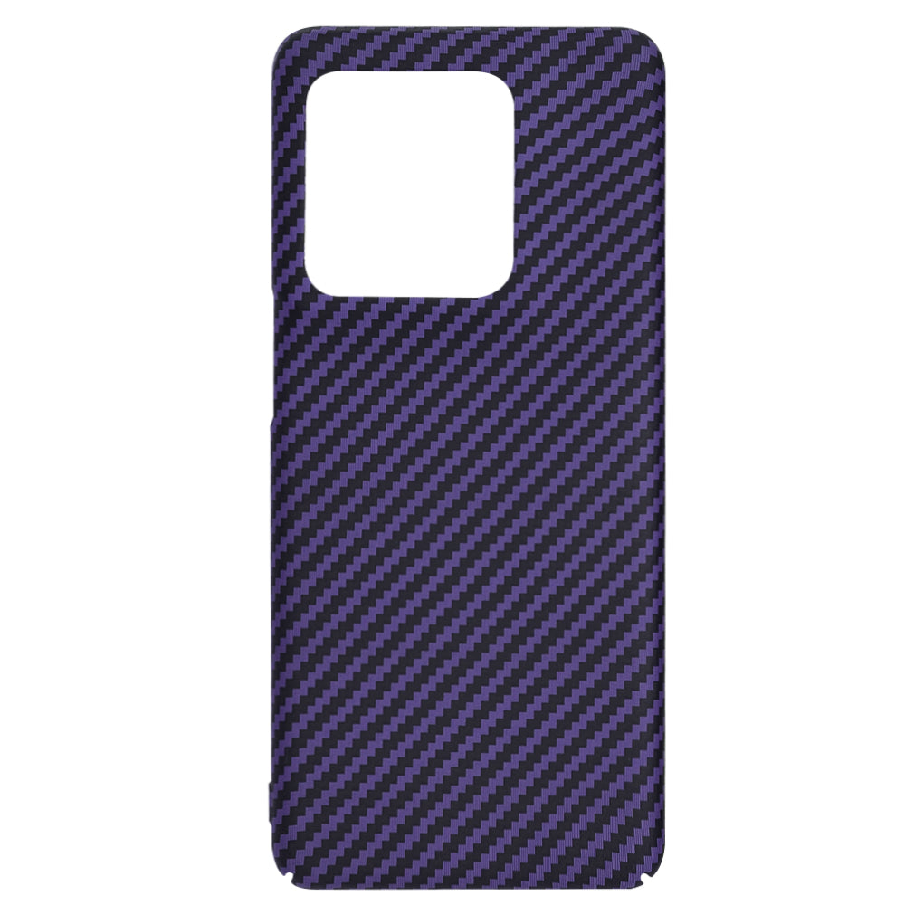 Custodia per Motorola Edge 50 Ultra, Techsuit, Carbonite FiberShell, Viola