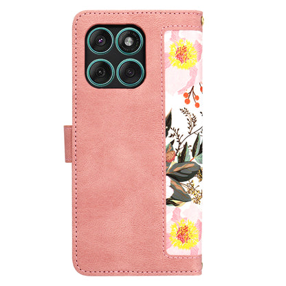 Coque pour Motorola Edge 60 Fusion / Edge 60, Techsuit, FlipCraft, Rose