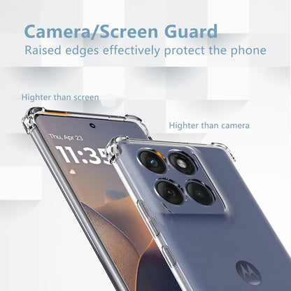 Custodia per Motorola Edge 60 Fusion / Edge 60, Techsuit, Shockproof Clear, Trasparente
